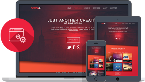 CMS Responsive Website